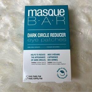 Masque Bar Dark Circle Reducer Eye Patches 5 Pr New